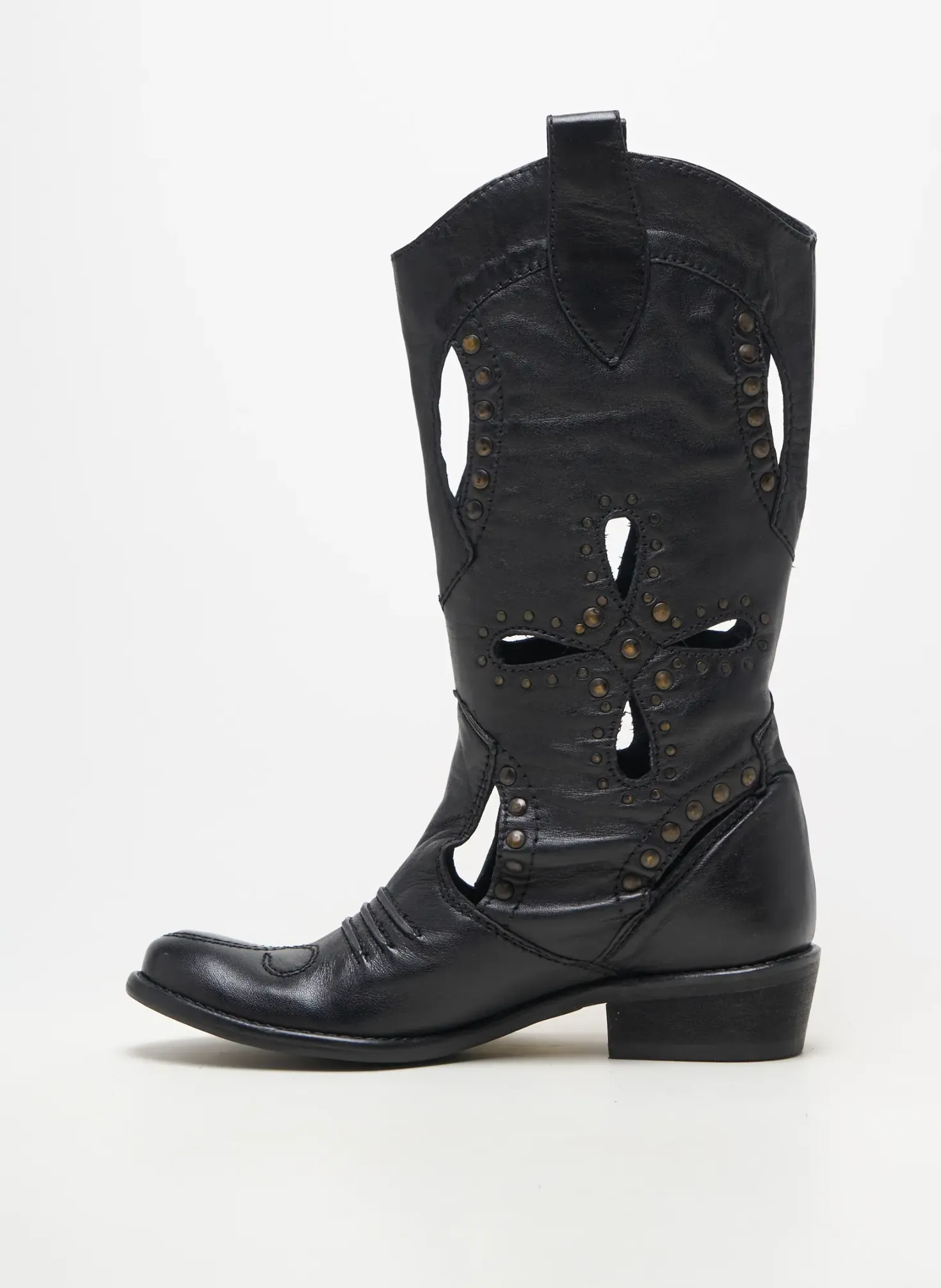 Bottes Ilario Ferucci Noir Talon De 4 À 6cm