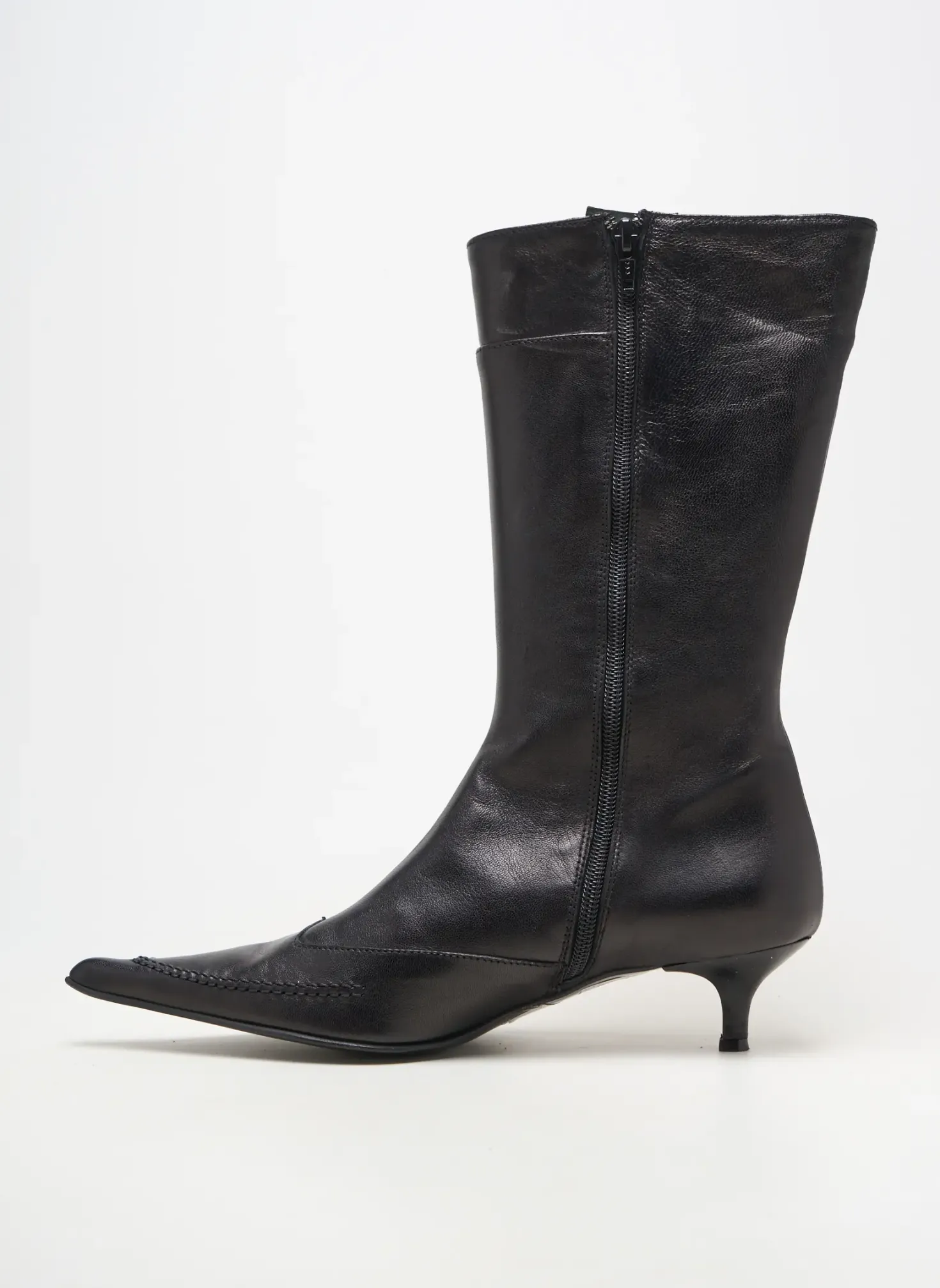 Bottes Ilario Ferucci Noir Talon De 4 À 6cm