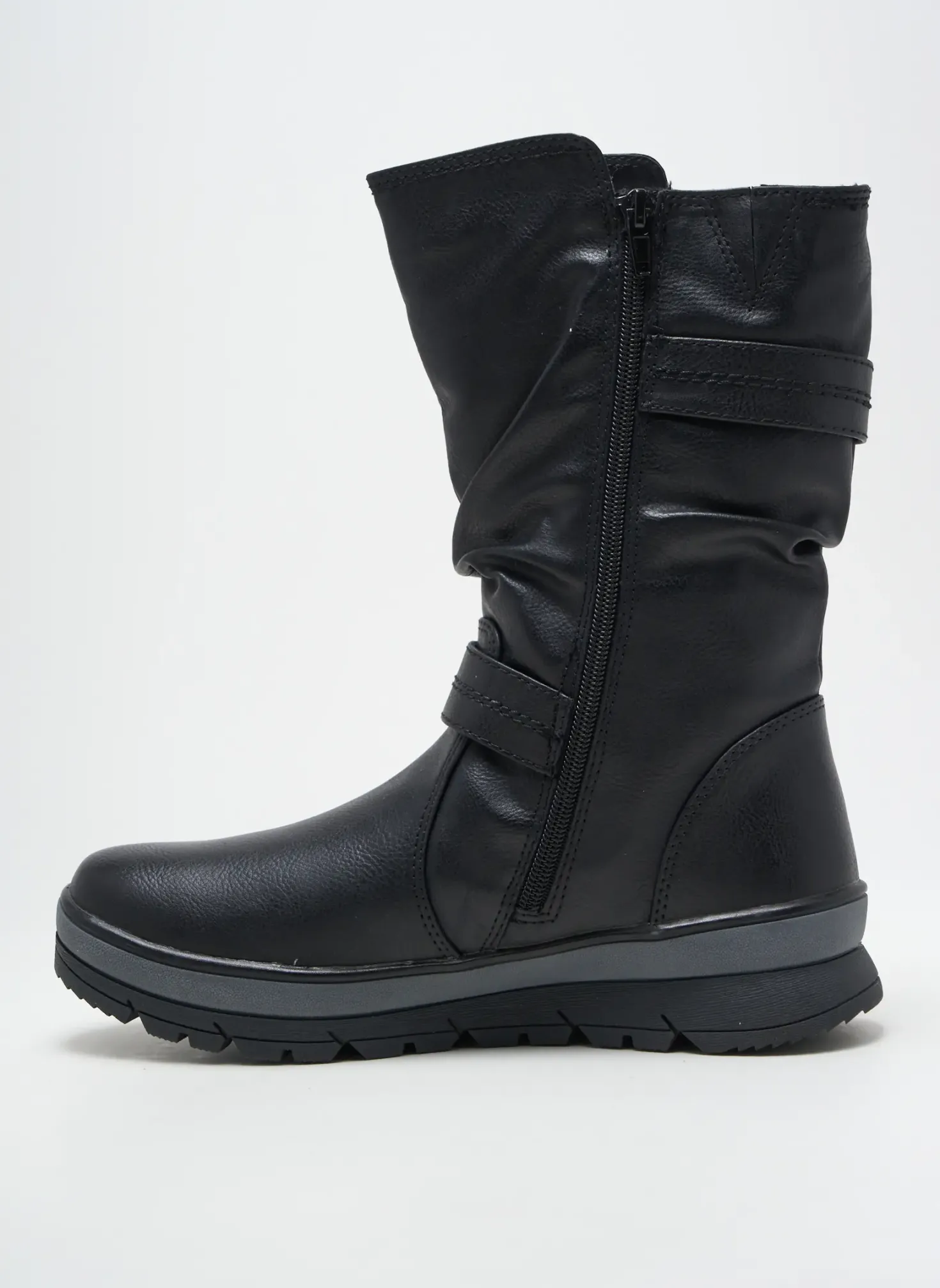 Bottes Jana Noir Talon De 4 À 6cm