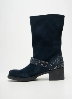 Bottes Janet Sport Bleu Talon De 4 À 6cm