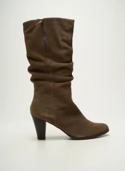 Bottes Karston Marron Talon De 7 À 9cm