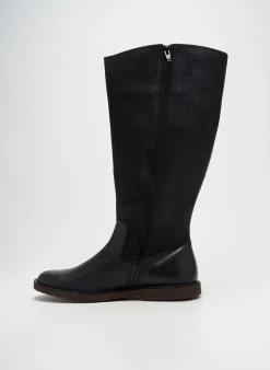 Bottes Kickers Noir Talon Plat Jusqu'à 3cm