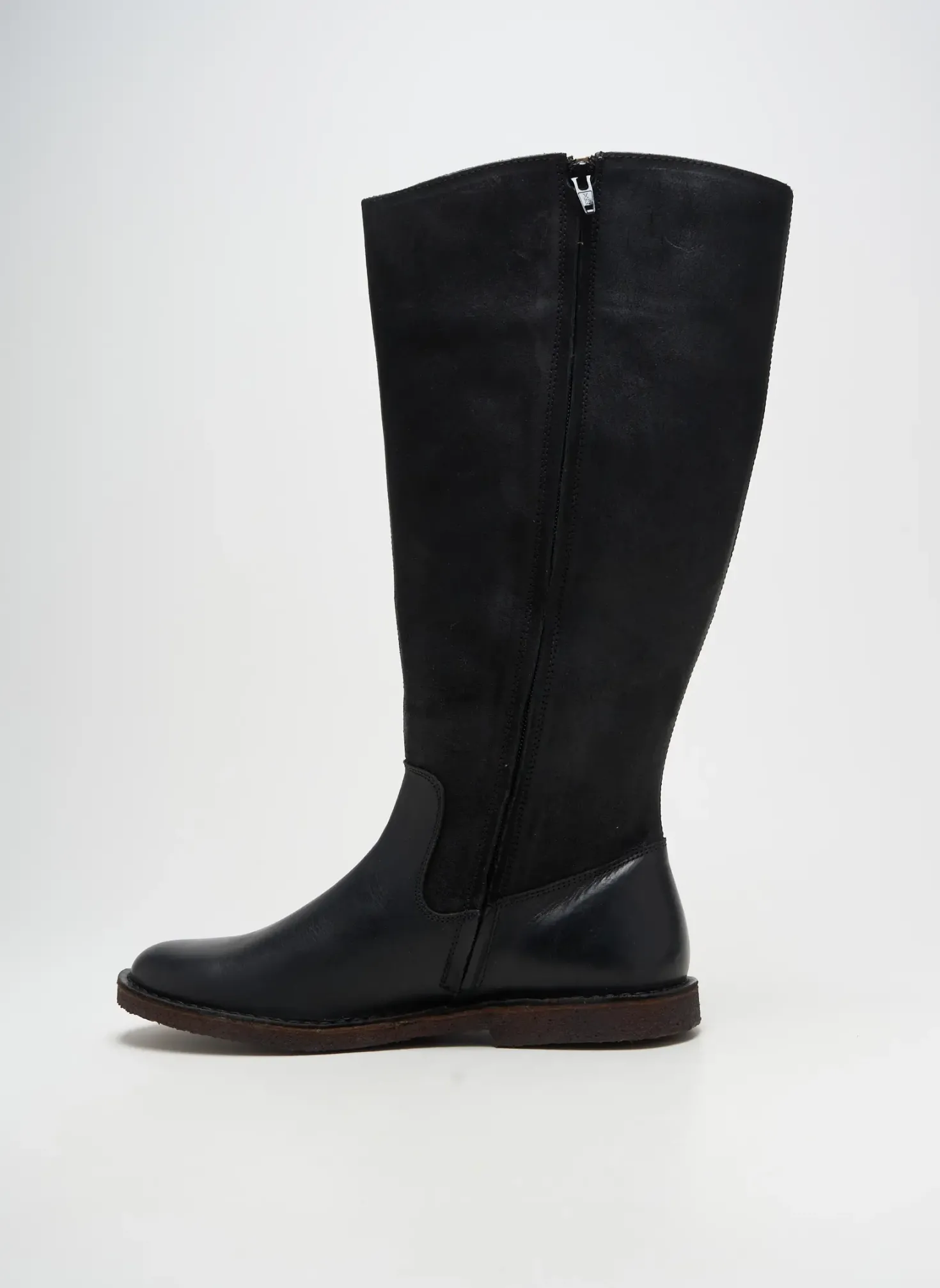 Bottes Kickers Noir Talon Plat Jusqu'à 3cm