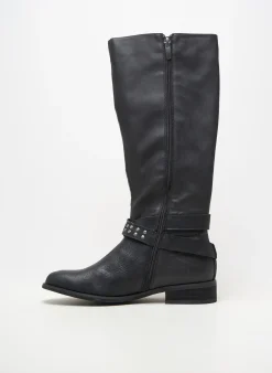 Bottes Madison Noir Talon Plat Jusqu'à 3cm
