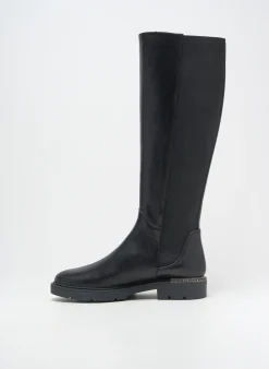 Bottes Myma Noir Talon Plat Jusqu'à 3cm