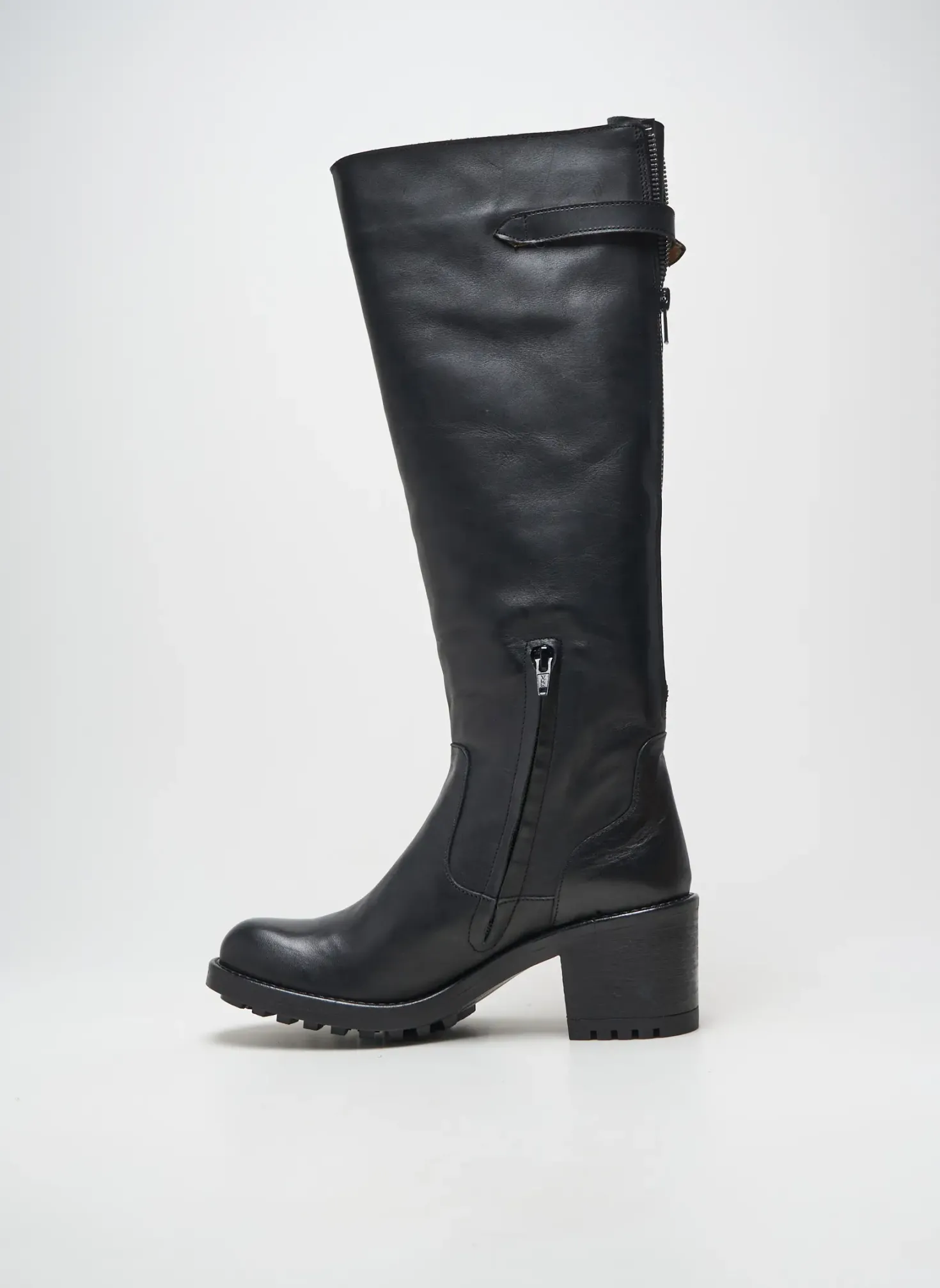 Bottes Ngy Noir Talon De 4 À 6cm