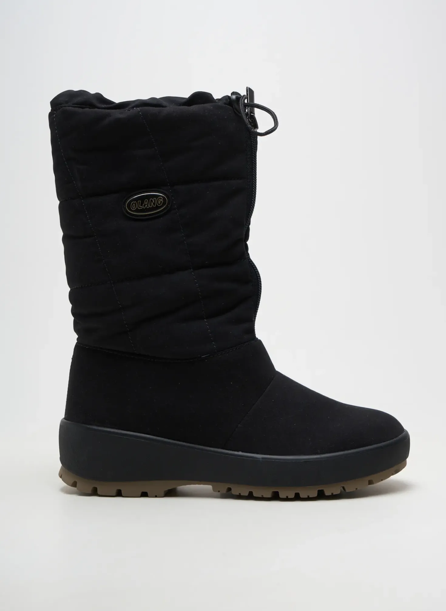Bottes Olang Noir Talon Plat Jusqu'à 3cm