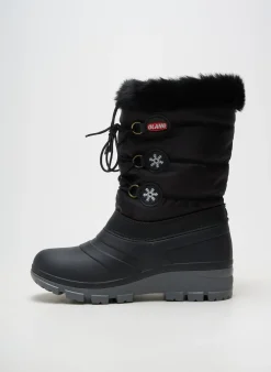 Bottes Olang Noir Talon Plat Jusqu'à 3cm