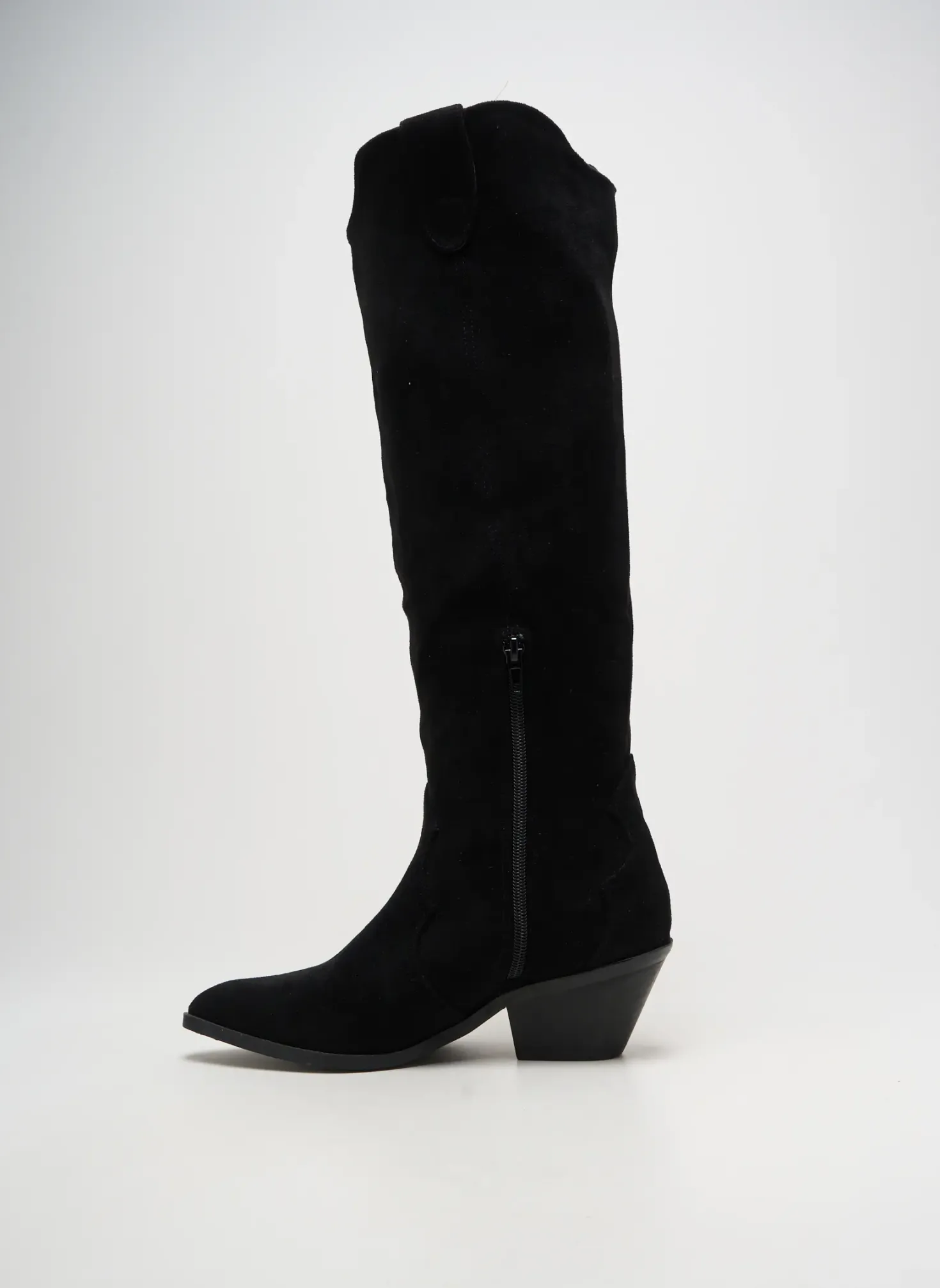 Bottes Vanessa Wu Noir Talon De 4 À 6cm