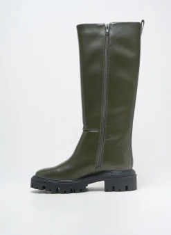 Bottes Vanessa Wu Vert Talon De 4 À 6cm