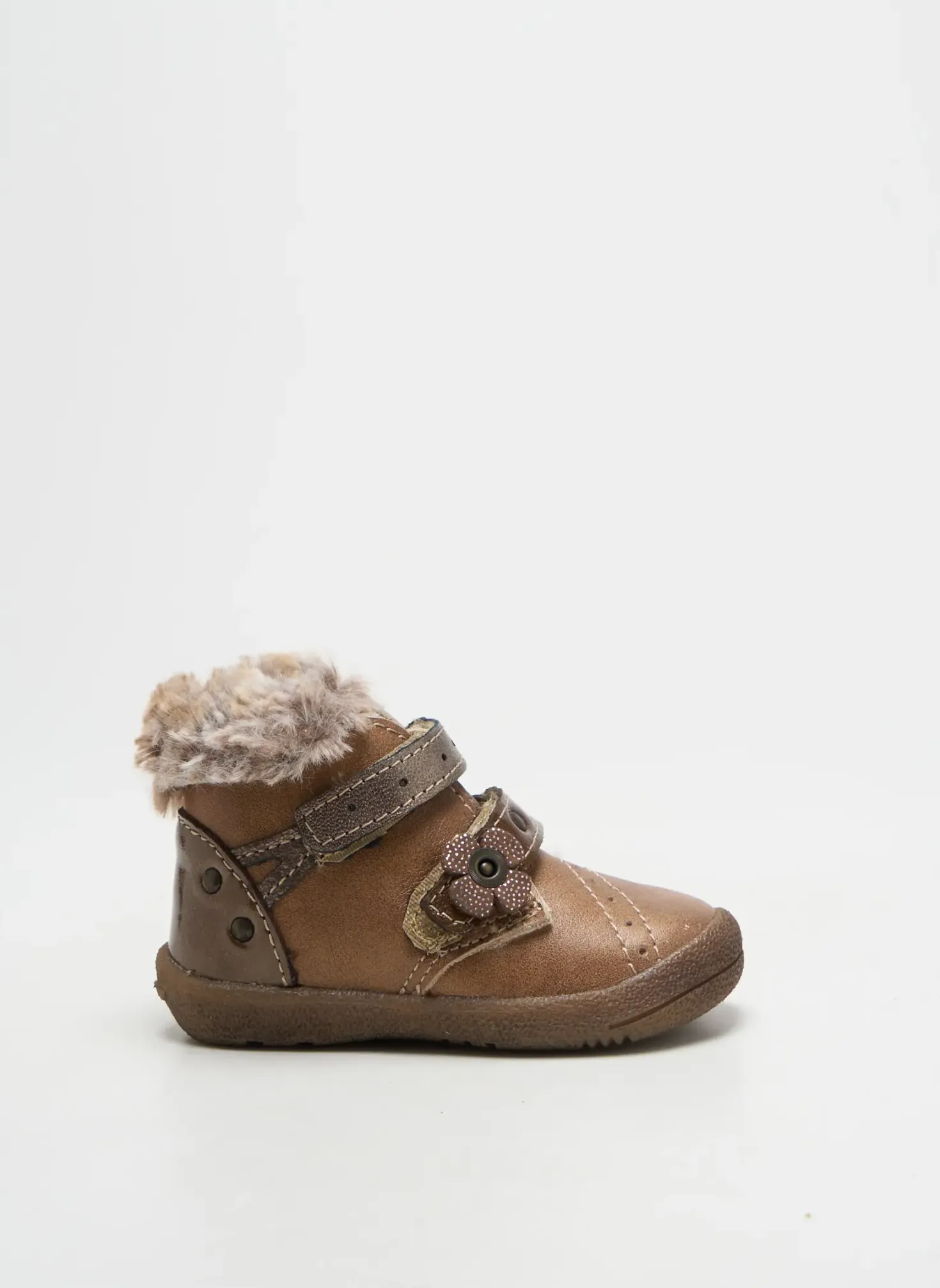 Bottillons Babybotte Marron Bout Rond