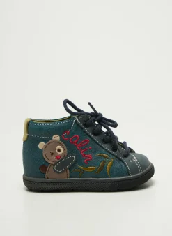 Bottillons Bopy Bleu Bout Rond
