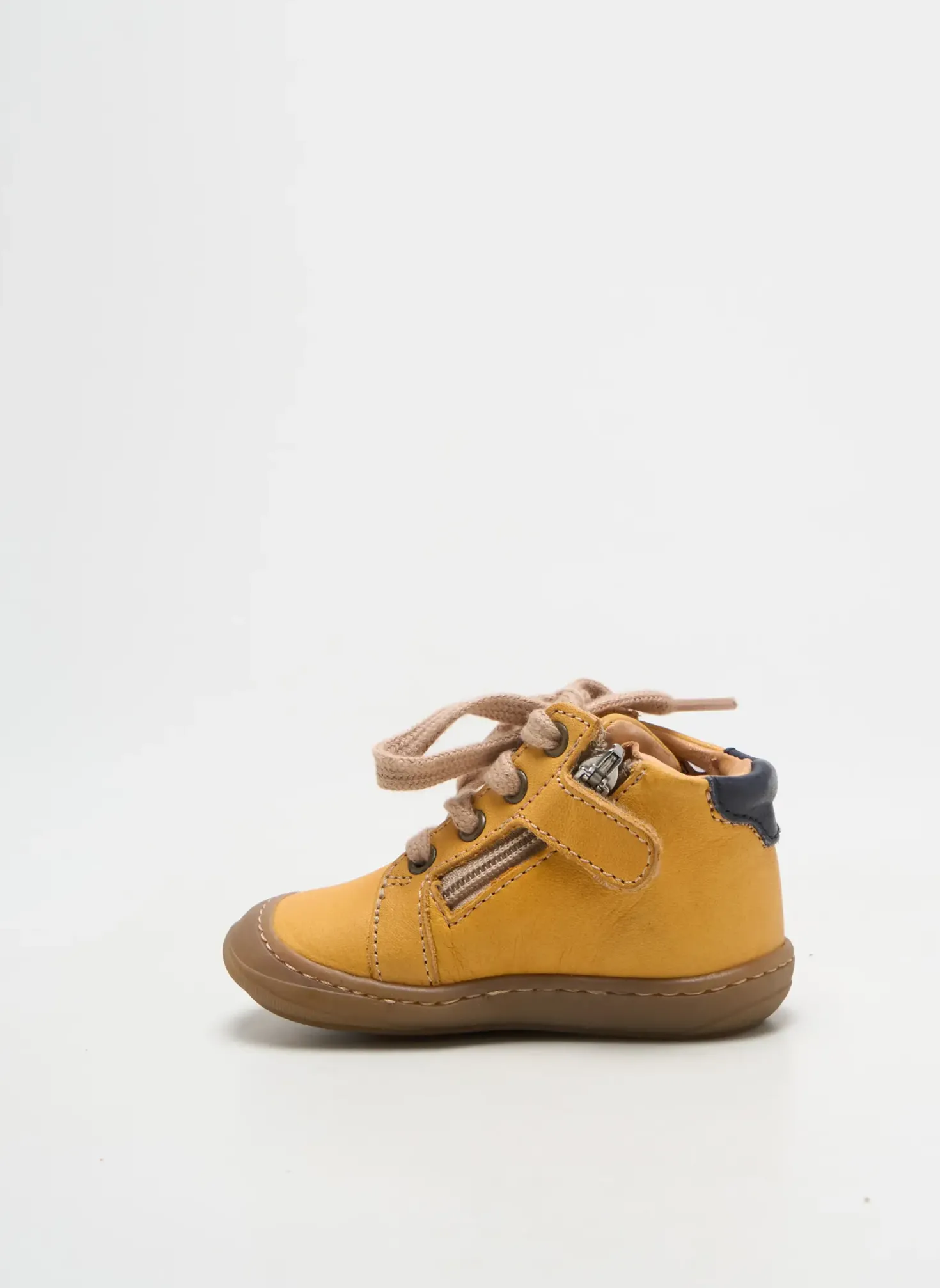 Bottillons Gbb Jaune Bout Rond