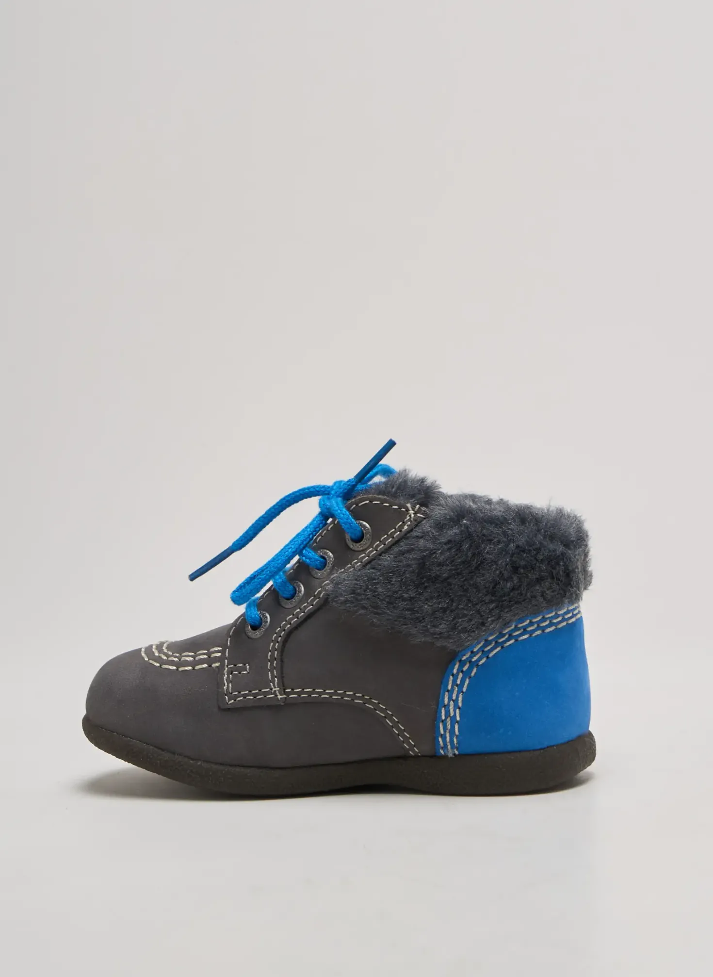 Bottillons Kickers Bleu Bout Rond