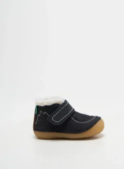 Bottillons Kickers Bleu Bout Rond