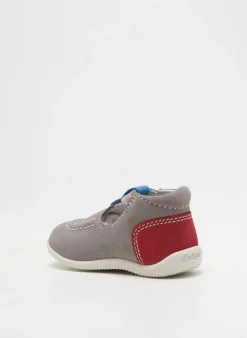 Bottillons Kickers Gris Bout Rond