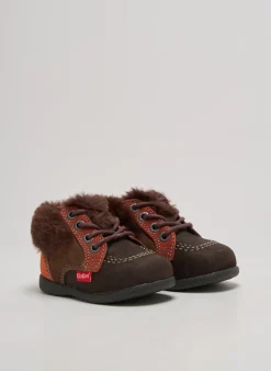 Bottillons Kickers Orange Bout Rond