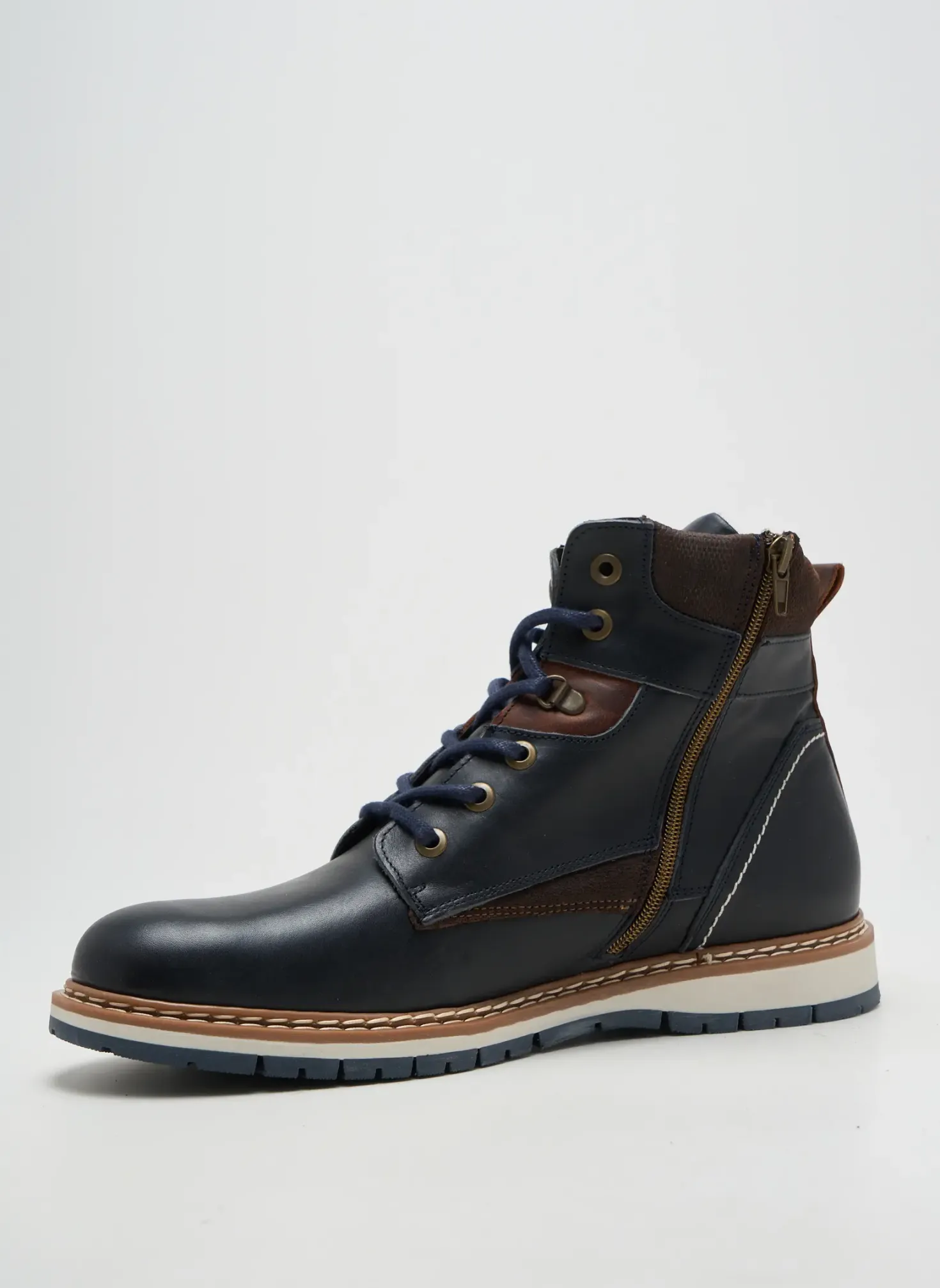 Bottines/boots Arid Bleu Bout Rond
