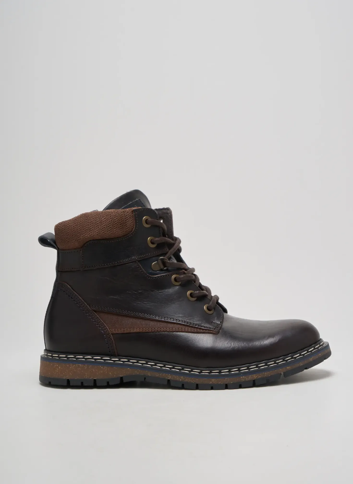 Bottines/boots Arid Marron Fonce Bout Rond