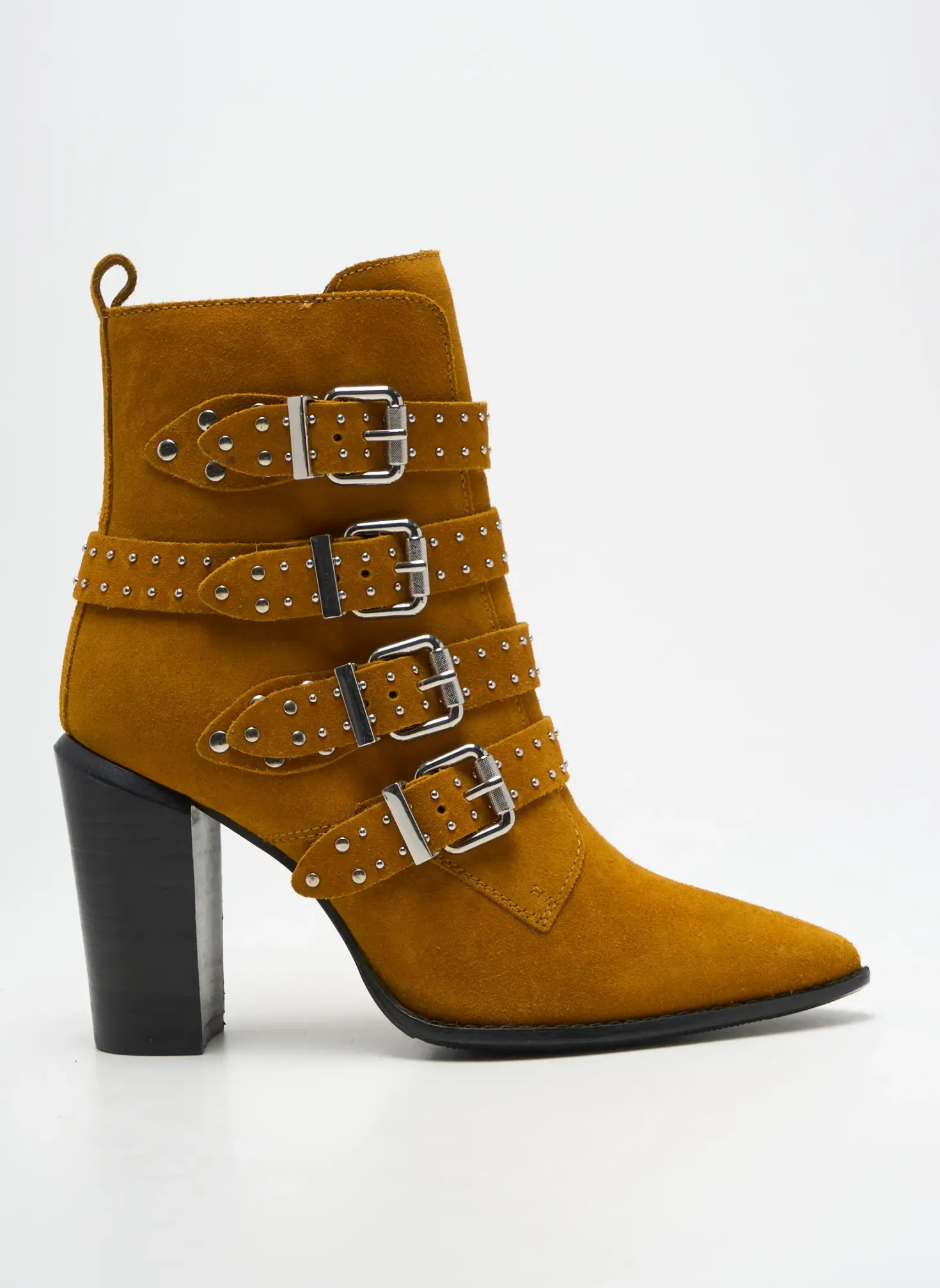 Bottines/boots Bronx Jaune Talon De 7 À 9cm