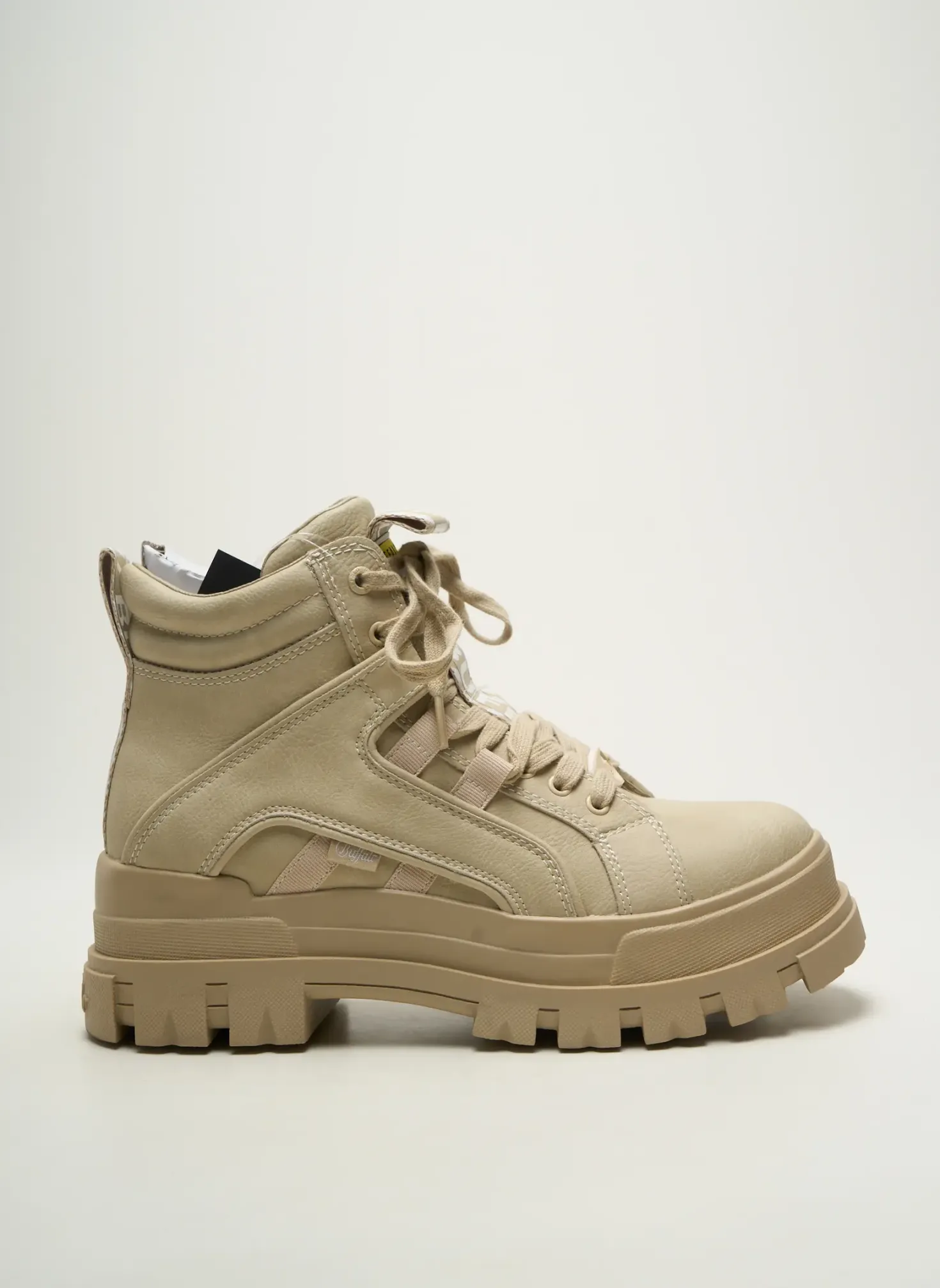 Bottines/boots Buffalo Beige Talon Plat Jusqu'à 3cm