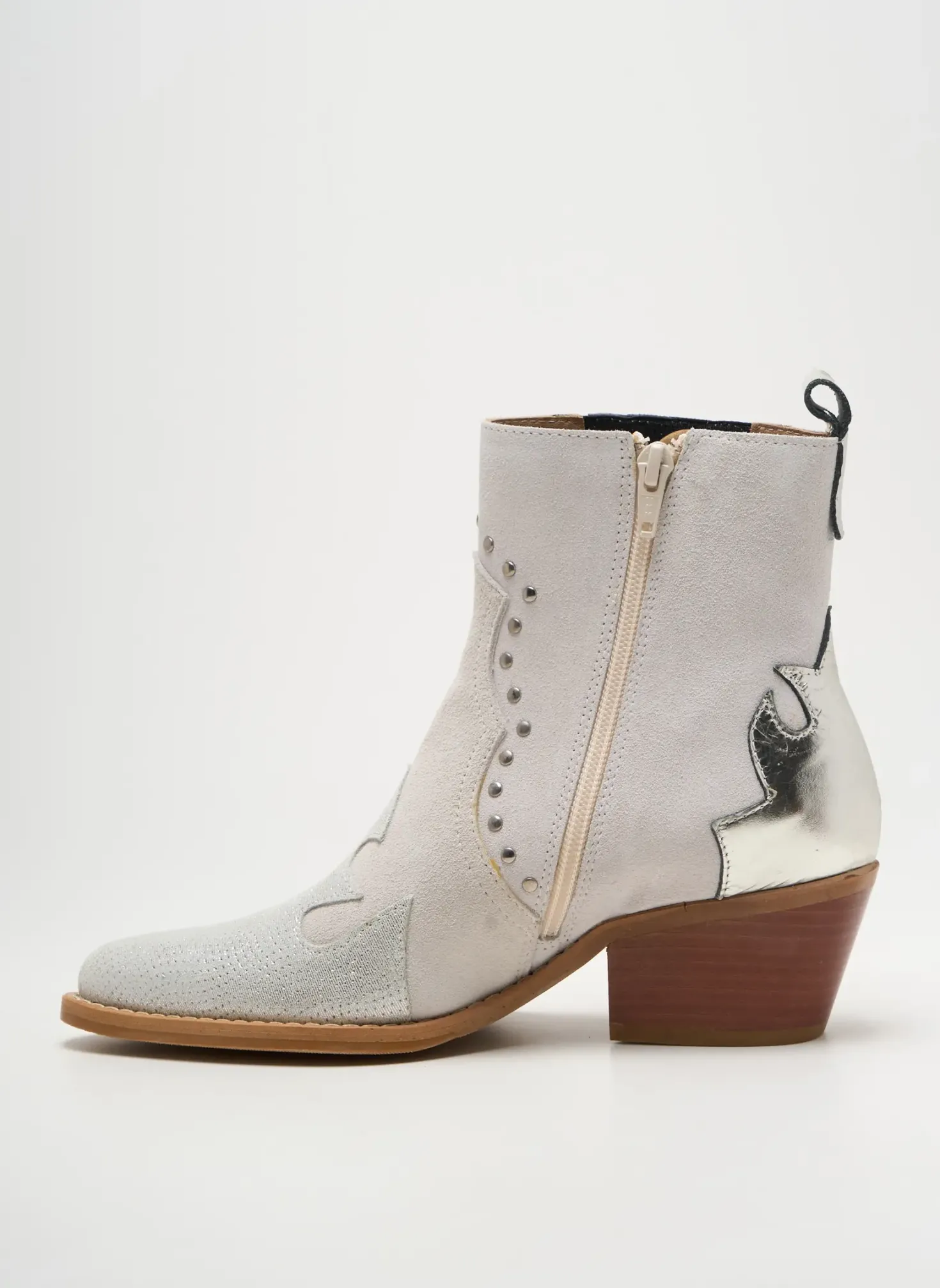Bottines/boots Casta Argent Talon De 4 À 6cm