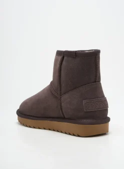 Bottines/boots Colors Of California Marron Fonce Talon Plat Jusqu'à 3cm