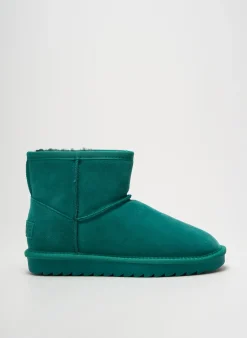 Bottines/boots Colors Of California Vert Talon Plat Jusqu'à 3cm