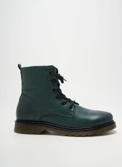 Bottines/boots Cotemer Vert Talon Bas