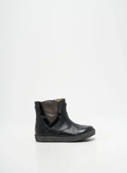 Bottines/boots Falcotto Noir Bout Rond