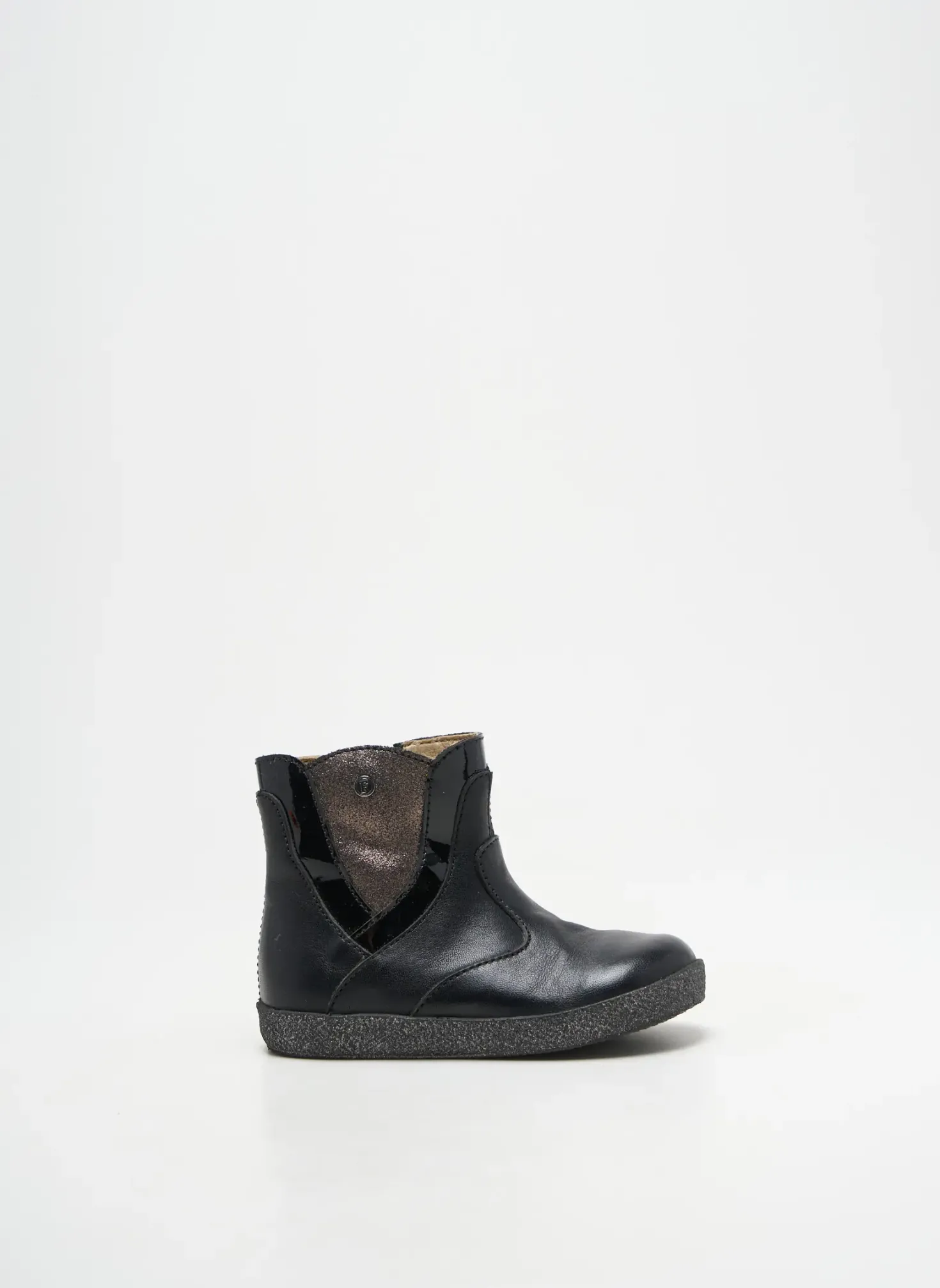 Bottines/boots Falcotto Noir Bout Rond