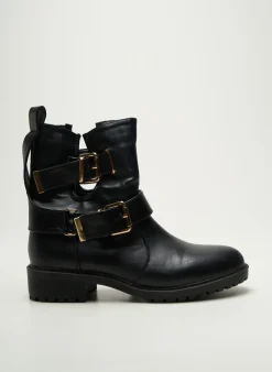 Bottines/boots Francesco Milano Noir Talon De 4 À 6cm