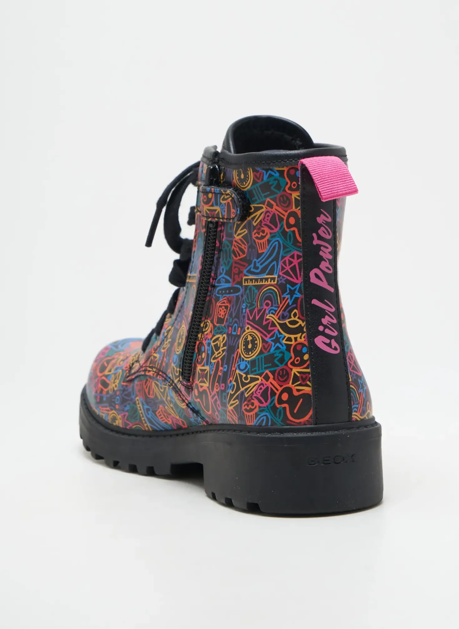 Bottines/boots Geox Noir Talon Plat Jusqu'à 3cm