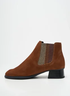 Bottines/boots Hirica Marron Talon Plat Jusqu'à 3cm