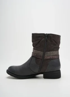 Bottines/boots Jana Gris Talon Plat Jusqu'à 3cm