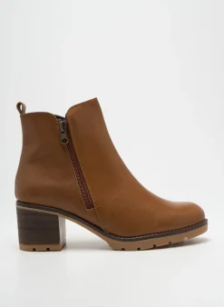 Bottines/boots Jordana Marron Talon De 4 À 6cm