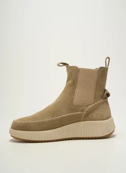 Bottines/boots Kelara Beige Talon De 4 À 6cm