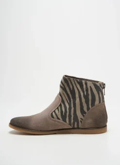 Bottines/boots Kickers Beige Chiquet