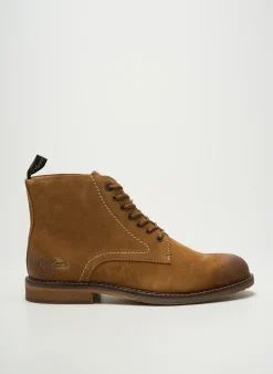 Bottines/boots Kickers Marron Talon Bas
