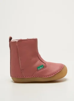 Bottines/boots Kickers Rose Bout Rond
