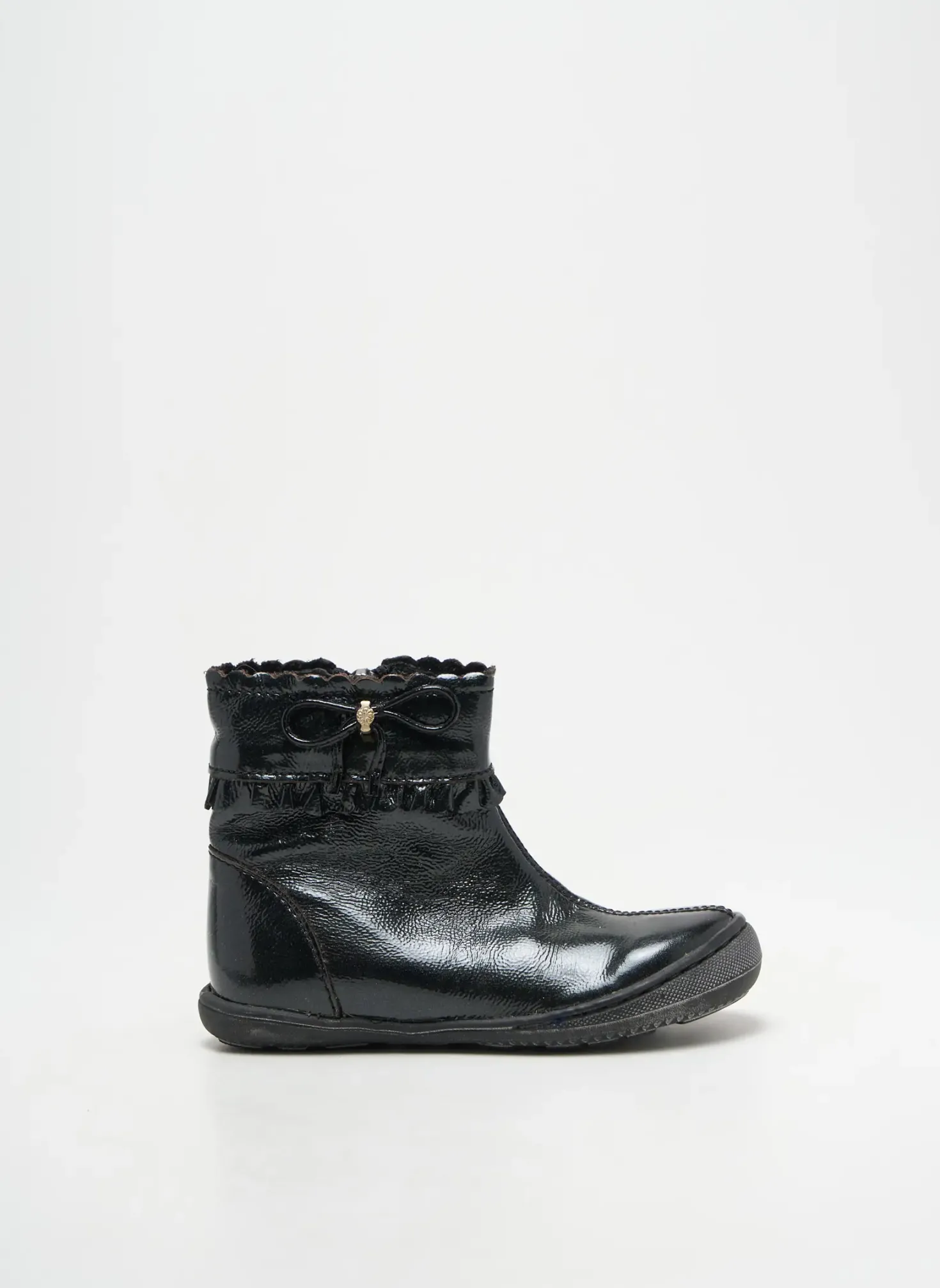 Bottines/boots Little Mary Noir Bout Rond