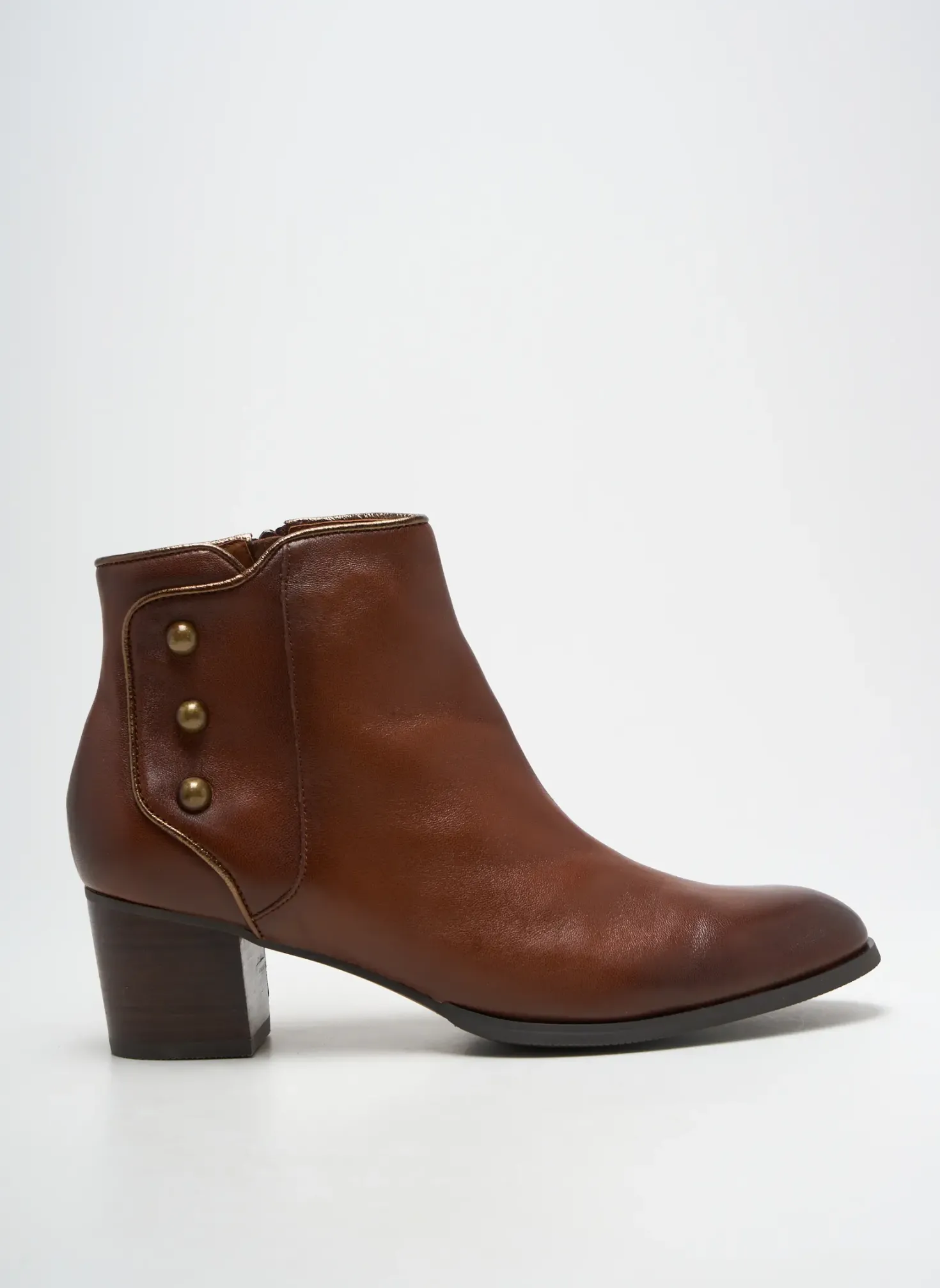 Bottines/boots Mam'zelle Marron Talon De 4 À 6cm