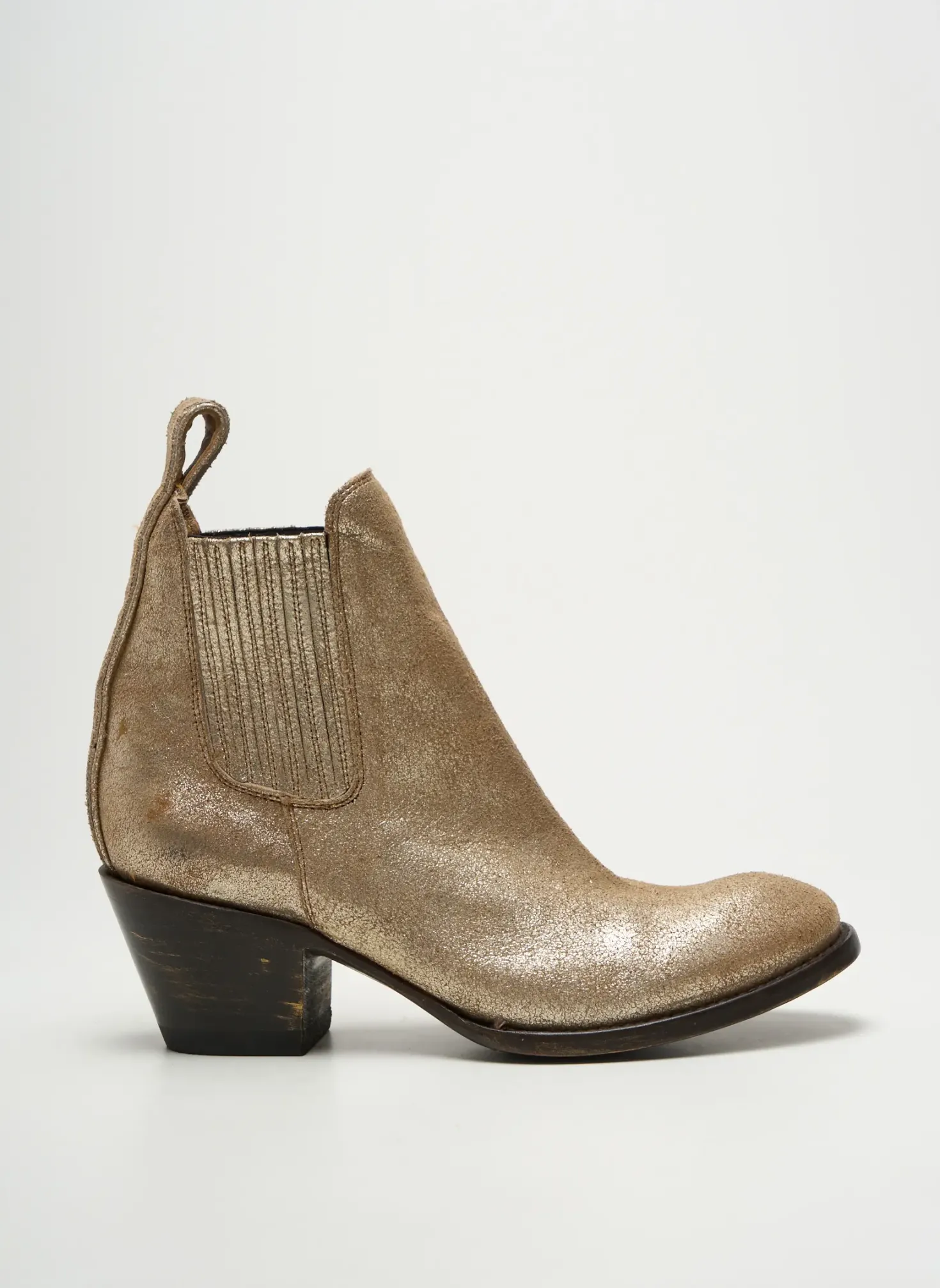 Bottines/boots Mexicana Or Talon De 4 À 6cm