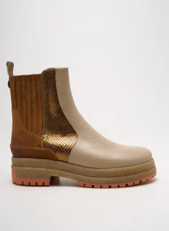 Bottines/boots Minka Design Beige Talon De 4 À 6cm
