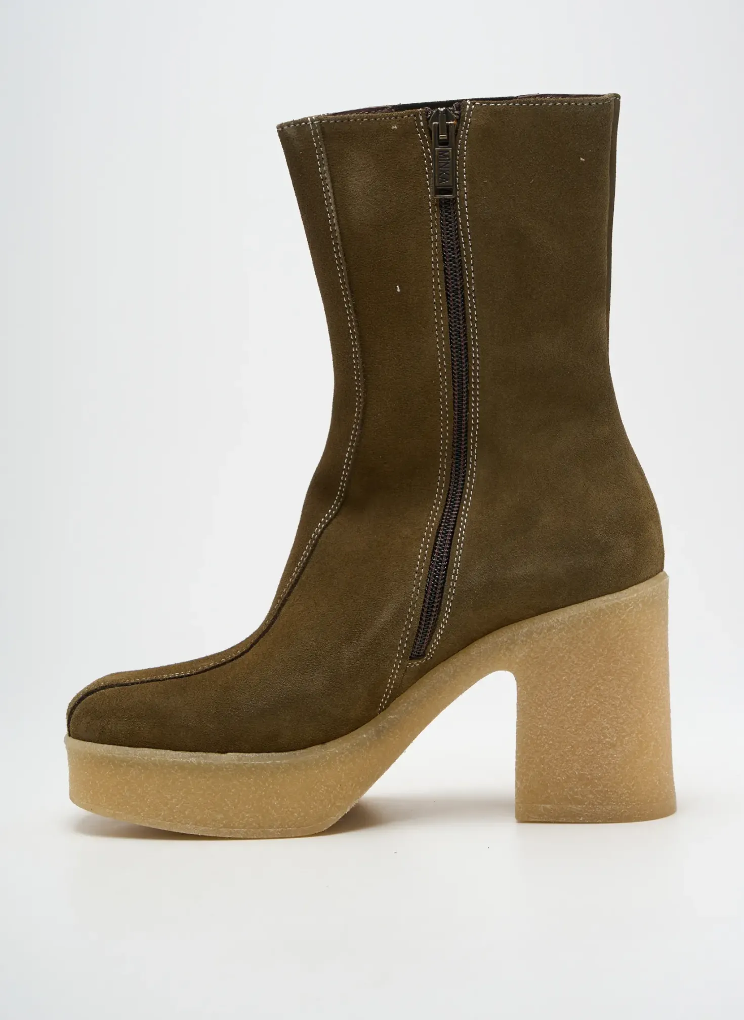 Bottines/boots Minka Design Vert Talon De 7 À 9cm