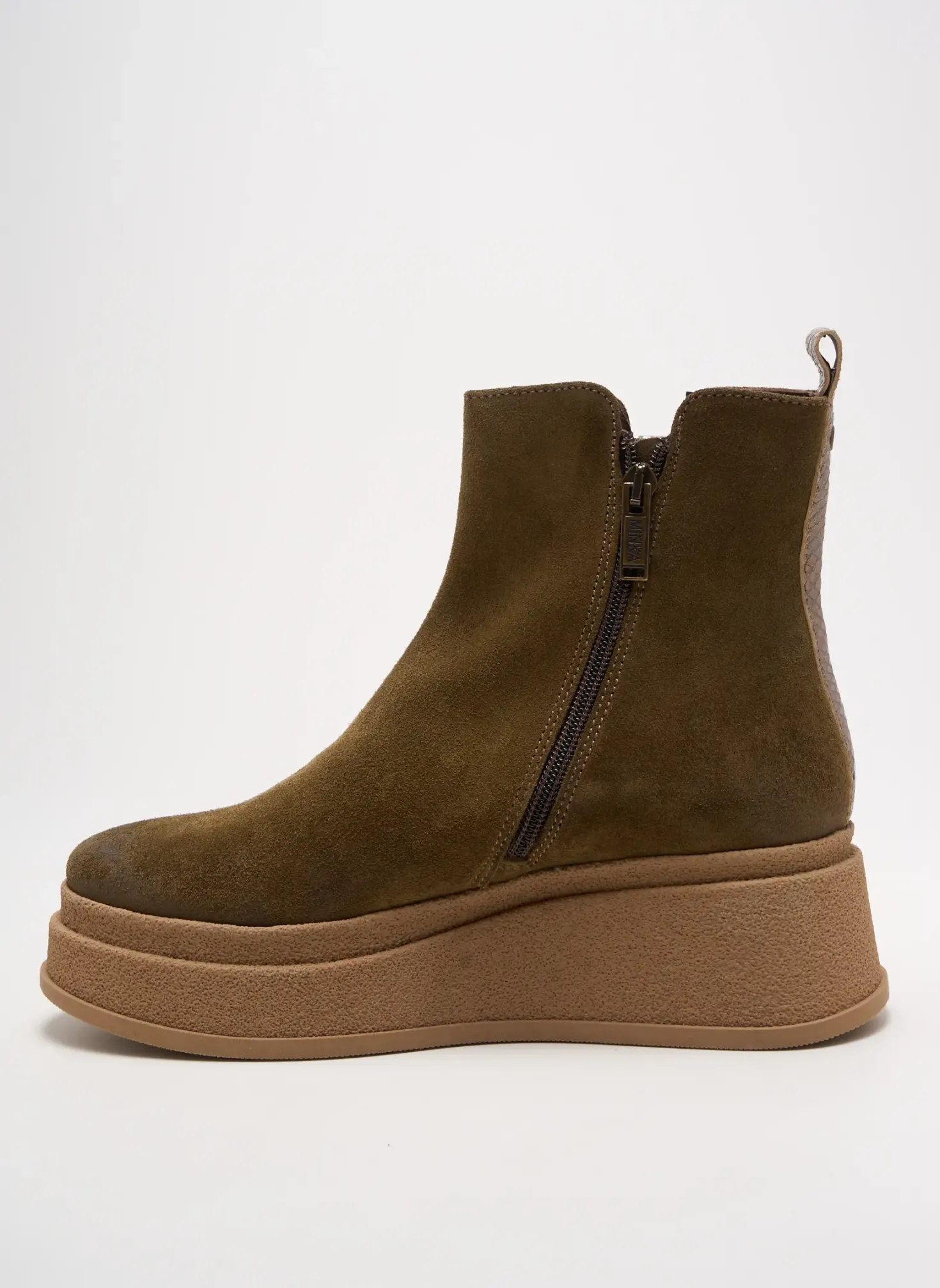 Bottines/boots Minka Design Vert Talon De 4 À 6cm