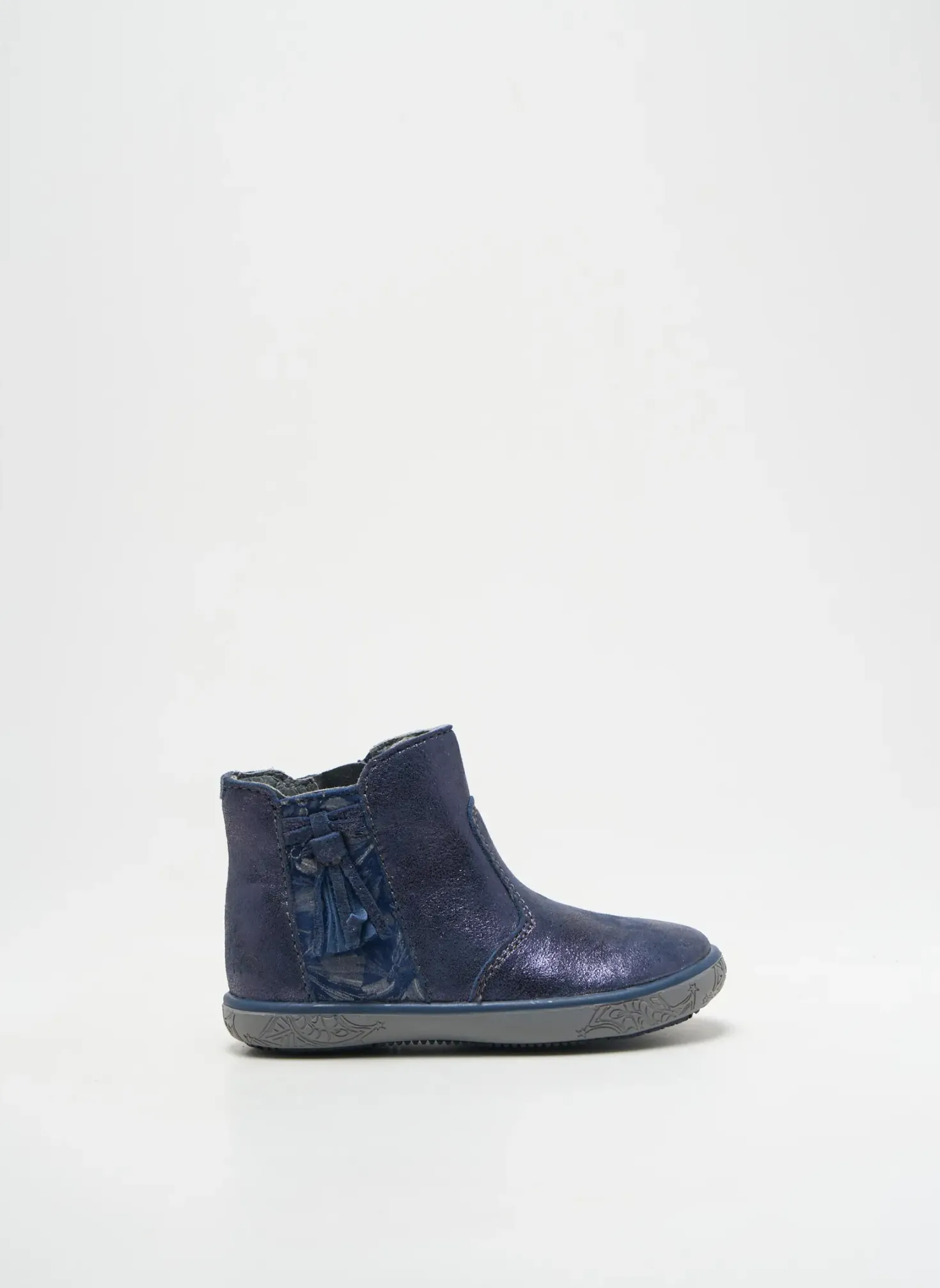 Bottines/boots Noël Bleu Bout Rond