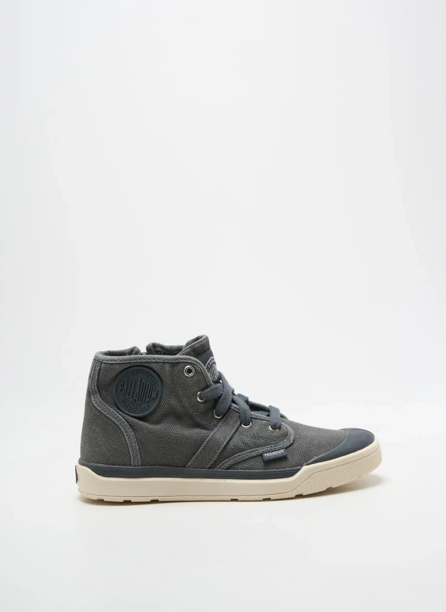 Bottines/boots Palladium Gris Bout Rond