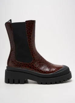 Bottines/boots Pataugas Marron Talon De 4 À 6cm
