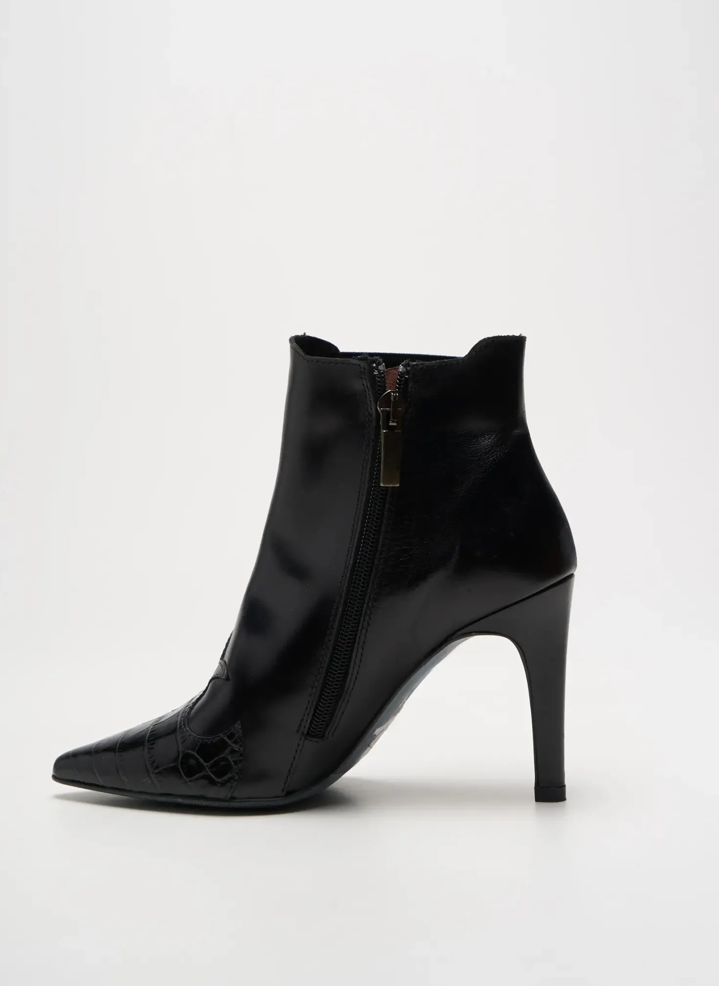 Bottines/boots Perlato Noir Talon De 7 À 9cm